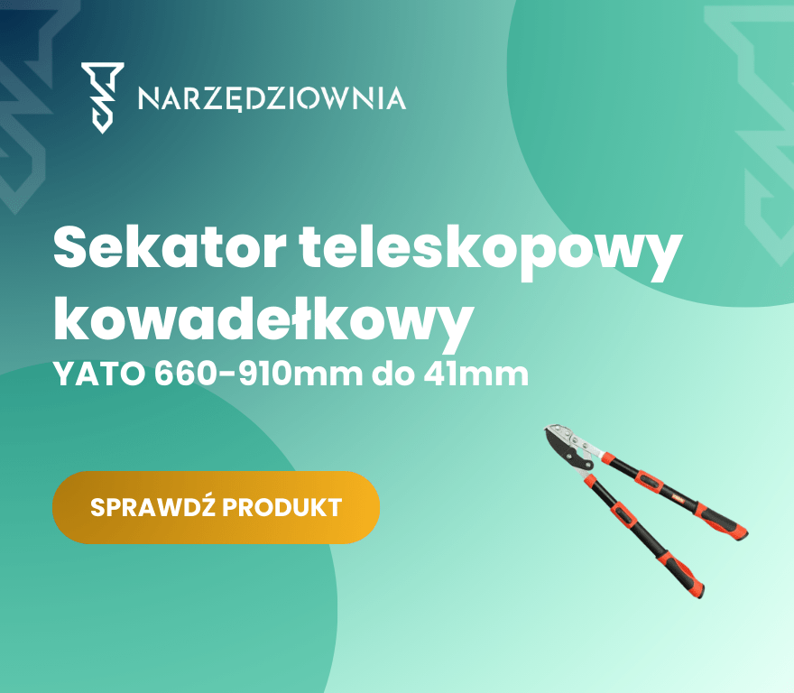 Sekator teleskopowy kowadełkowy